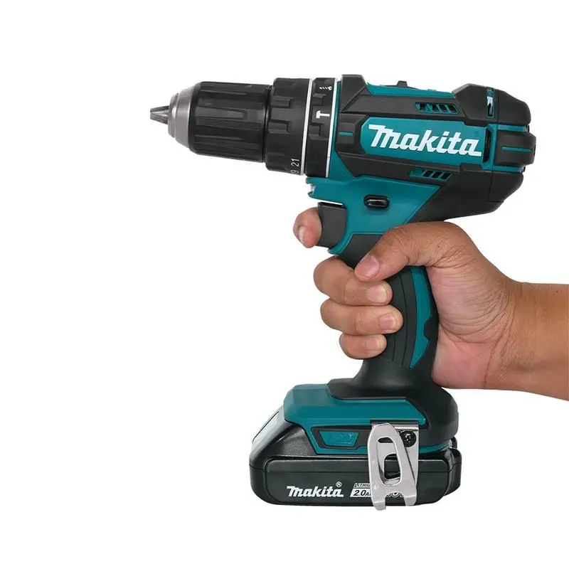 Parafusadeira e Furadeira de Impacto Makita 18V com Bateria, Carregador e Maleta Profissional Sem Fio DHP482Y002 - KIT - Imagem 3