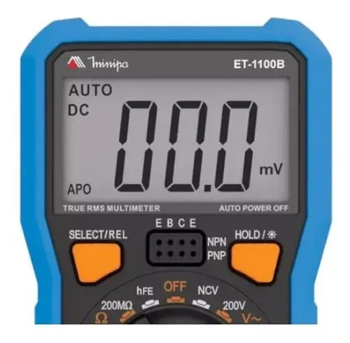 Multimetro Digital Minipa Et-1100b Portátil Profissional - Imagem 4