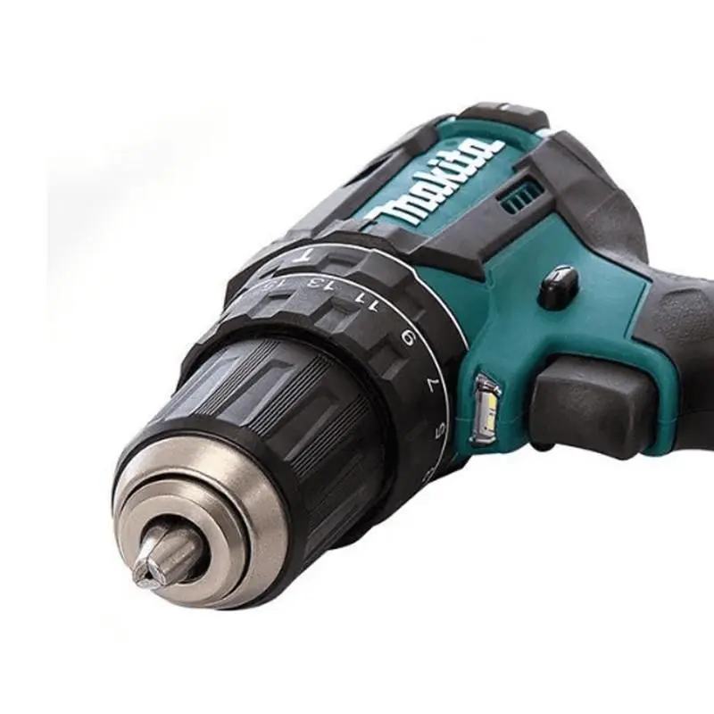 Parafusadeira e Furadeira de Impacto Makita 18V com Bateria, Carregador e Maleta Profissional Sem Fio DHP482Y002 - KIT - Imagem 2