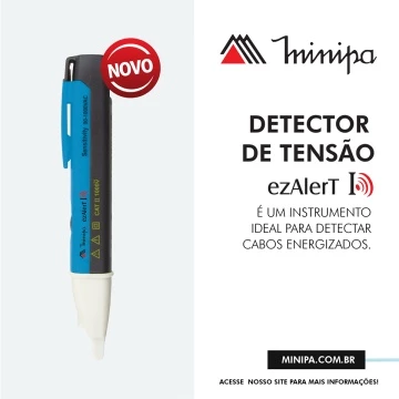 Detector de Tensão MINIPA EzAlert I Serie I CAT-II 1000V - Imagem 3