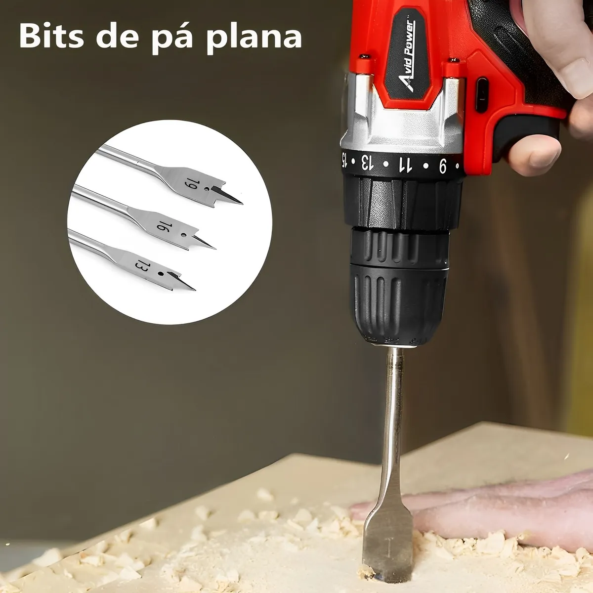 Jogo De Brocas Furadeira Para Madeira Concreto Parafusadeira - Imagem 7