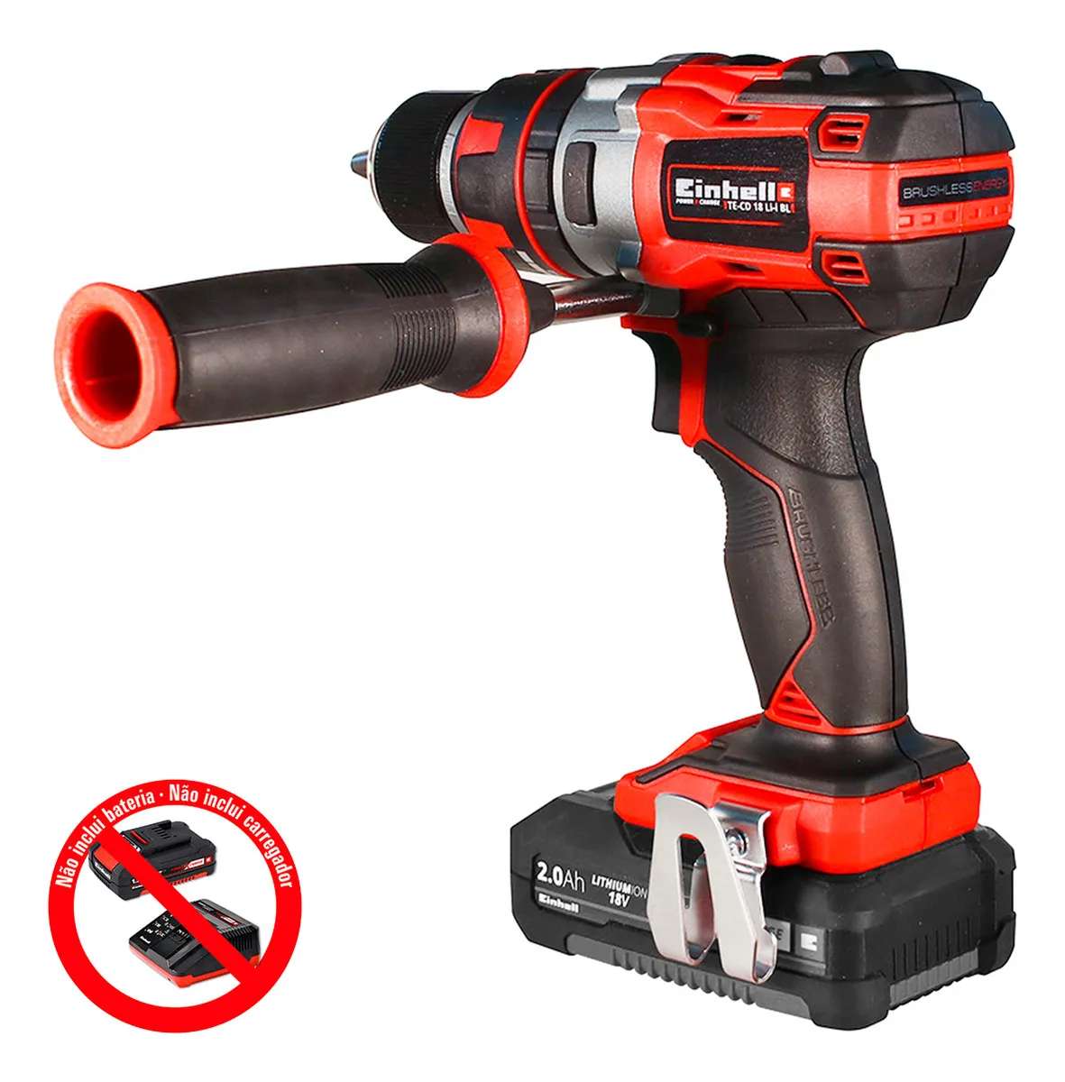 Parafusadeira e Furadeira de Impacto Einhell TE-CD 18 Li-i BL sem bateria - Imagem 2