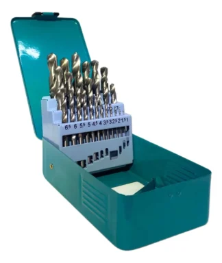 Kit Brocas Aço Rápido M35 Cobalto 25 Peças 1 A 13mm Hanabi