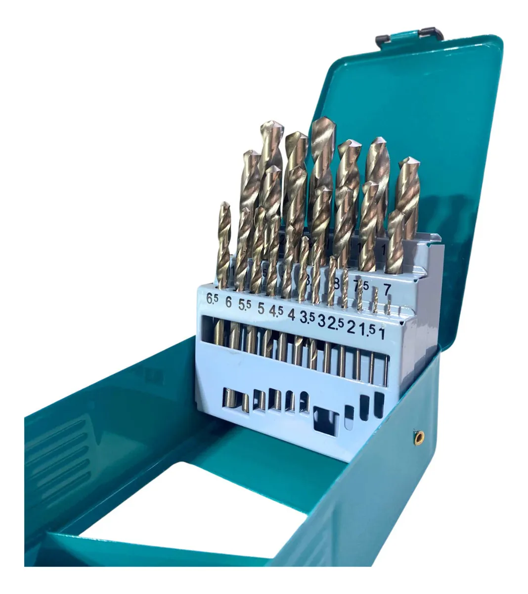 Kit Brocas Aço Rápido M35 Cobalto 25 Peças 1 A 13mm Hanabi - Imagem 5