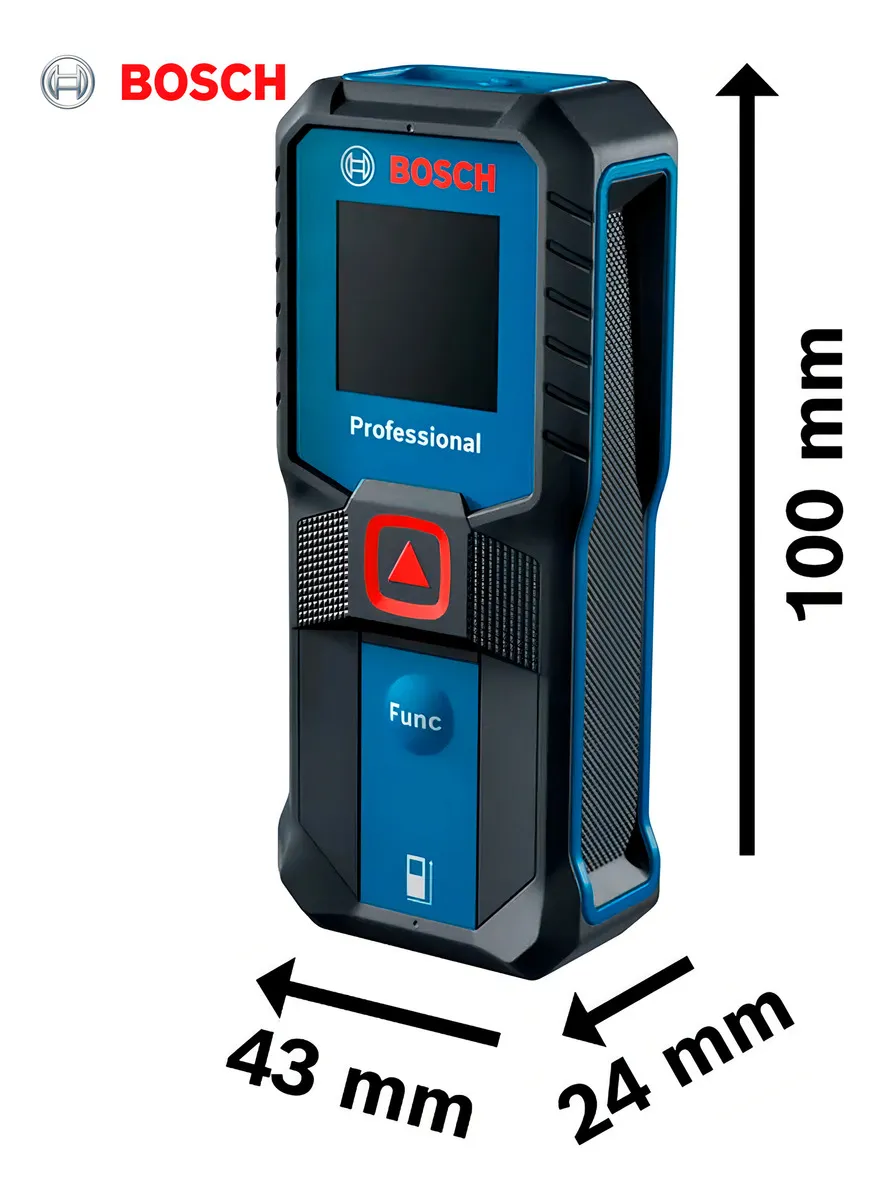 Trena A Laser Profissional Digital Medidor De Distancia Trena Laser Com Bolsa Alcance De 25m Glm 2523 Bosch - Imagem 4
