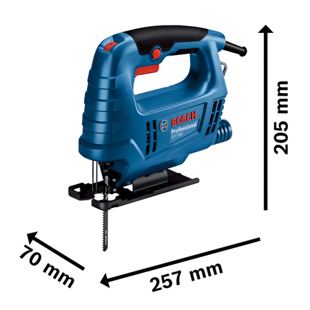 Serra BOSCH Tico-tico Profissional 500w Gst 680 127V - Imagem 2
