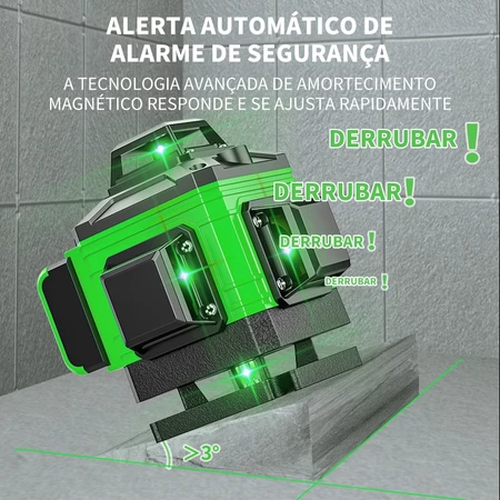 Nível a Laser Ajustável 8/12 Linhas Nível 360 ° - Imagem 2