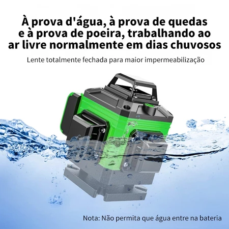 Nível a Laser Ajustável 8/12 Linhas Nível 360 ° - Imagem 5