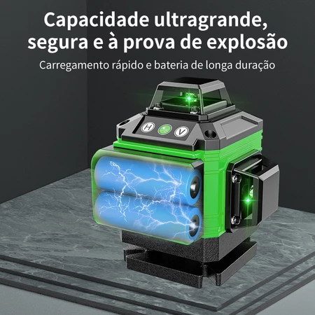Nível a Laser Ajustável 8/12 Linhas Nível 360 ° - Imagem 6