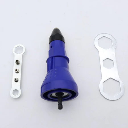 Adaptador Rebitadeira Suporte Rebite 4 Bicos 2.4-4.8mm Para Parafusadeira E Furadeira - Imagem 7