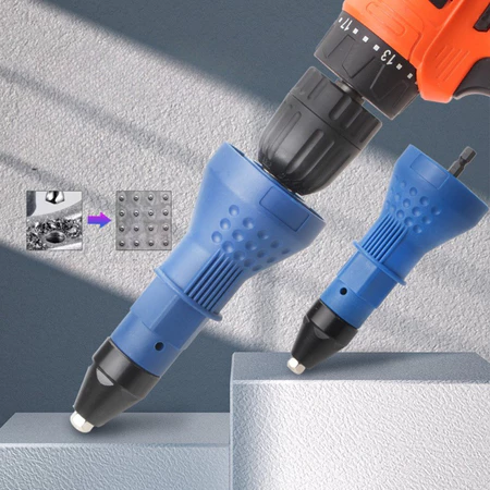 Adaptador Rebitadeira Suporte Rebite 4 Bicos 2.4-4.8mm Para Parafusadeira E Furadeira - Imagem 8