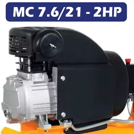 Compressor de Ar Portátil 21Litros Chiaperini MC 7.6/21-2HP 120psi Monofásico - Imagem 2