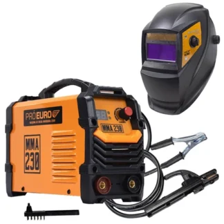 Máquina Solda Inversora 230a 220v + Máscara 3 Regulagens PCR 912 Pró Euro
