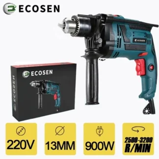 Furadeira Auto Reverso de Impacto Parafusadeira Drill 3200R/MIN 900W
