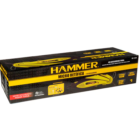 Mini Retifica Profissional 135w 40 Peças Corte E Desbaste 60hz - Imagem 6
