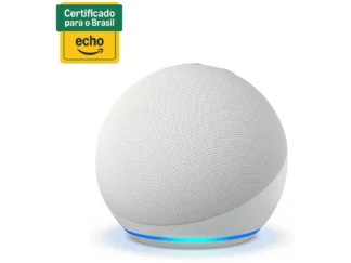 Echo Dot 5ª geração, Smart speaker com Produto Alexa, Branca, AMAZON AMAZON