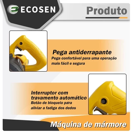 Serra Mármore Madeira Piso Granito Cerâmica 1550W 45 Graus 110mm Disco De Corte - Imagem 4