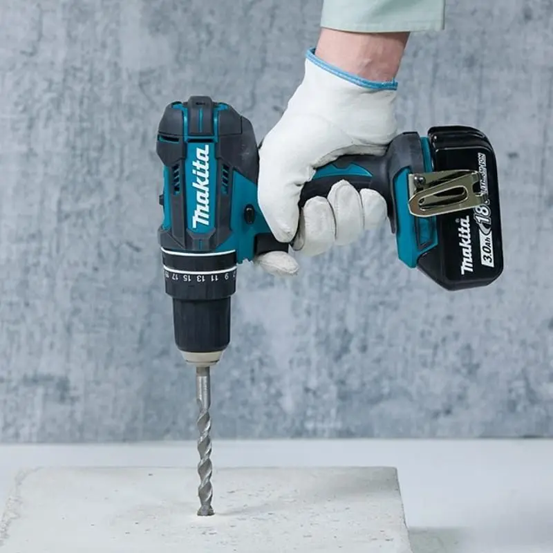 Parafusadeira e Furadeira de Impacto Makita 18V com Bateria, Carregador e Maleta Profissional Sem Fio DHP482Y002 - KIT - Imagem 5