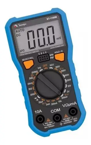Multimetro Digital Minipa Et-1100b Portátil Profissional - Imagem 8