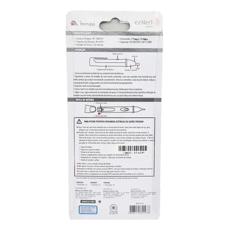 Detector de Tensão MINIPA EzAlert I Serie I CAT-II 1000V - Imagem 5
