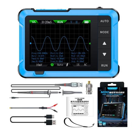 Osciloscópio Pórtatil Tablet FNIRSI DSO-510 10 MHZ - Imagem 7