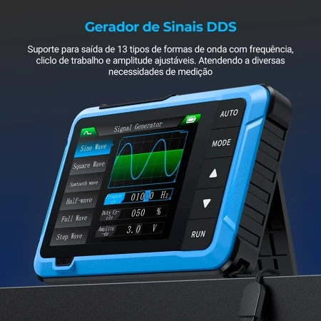 Osciloscópio Pórtatil Tablet FNIRSI DSO-510 10 MHZ - Imagem 3