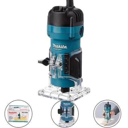 Tupia Manual 6mm M3700b Makita 530 Watts - Imagem 2