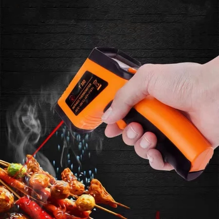 Termômetro Digital Infravermelho Cozinha e comida Laser Temperatura Industrial -55ºc - 400ºc - Imagem 6