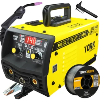 Maquina Tri Solda Inversor 140a Mig Eletrodo Serralhero Tig 220v
