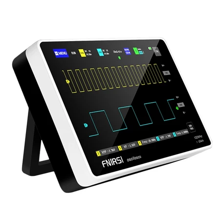 Osciloscópio Digital Tablet FNIRSI 1013D 100 MHz com Gerador de Sinais - Imagem 4
