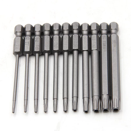 Jogo Bits chave Torx 11 ou 12 peças - Imagem 5