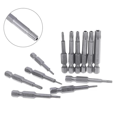 Jogo Bits chave Torx 11 ou 12 peças