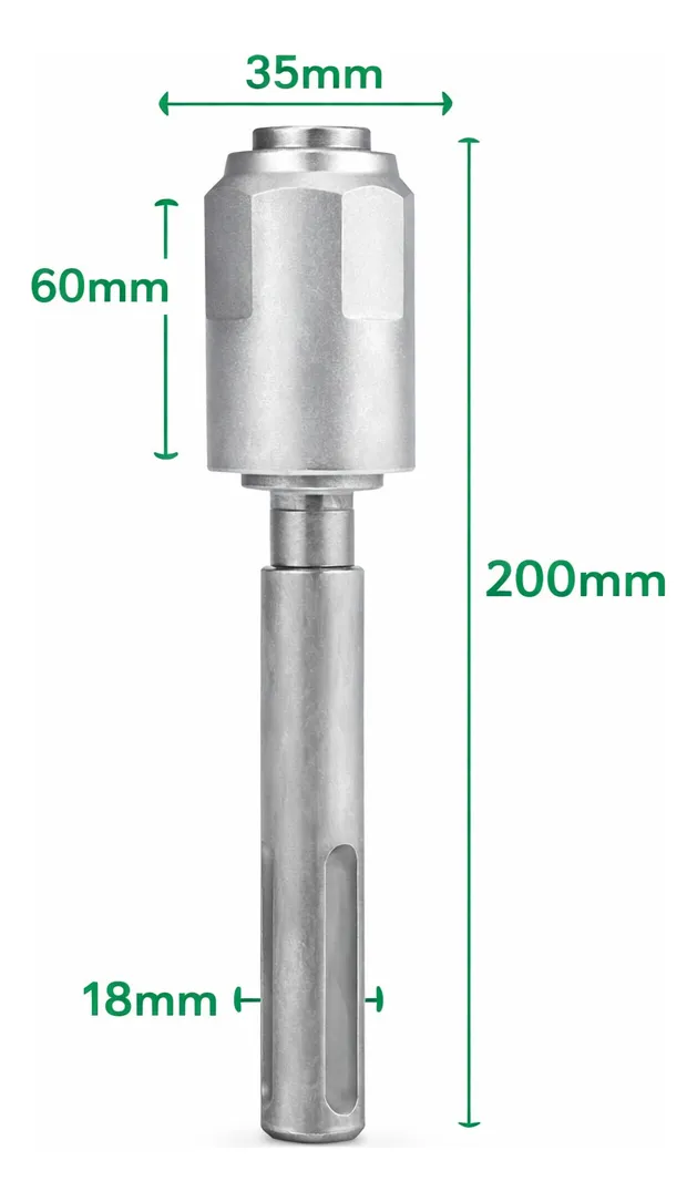 Adaptador Sds Max P/ Sds Plus Reforçado - Imagem 2
