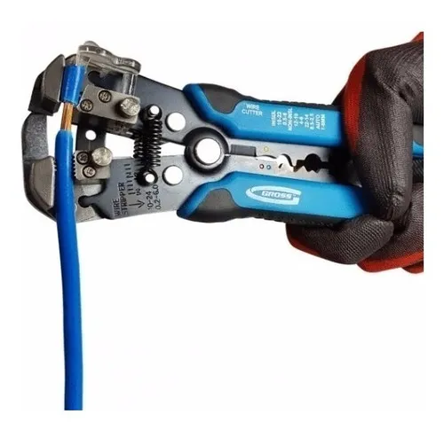 Alicate Decapador Crimpador Gross Auto ajustável Fios 0,2 a 6mm - Imagem 2