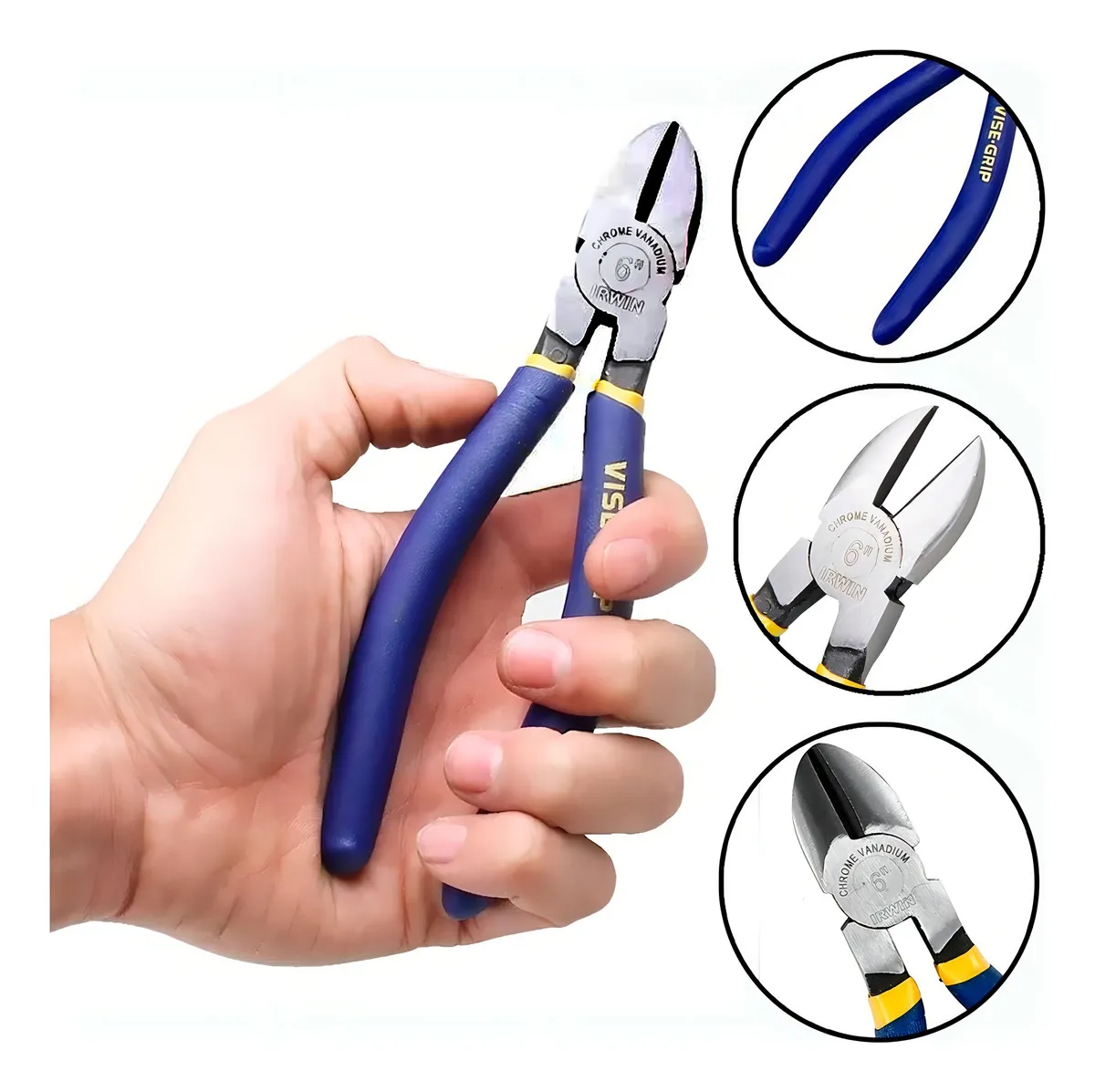 Alicate De Corte Diagonal 6'' Vise Grip Irwin - Imagem 2