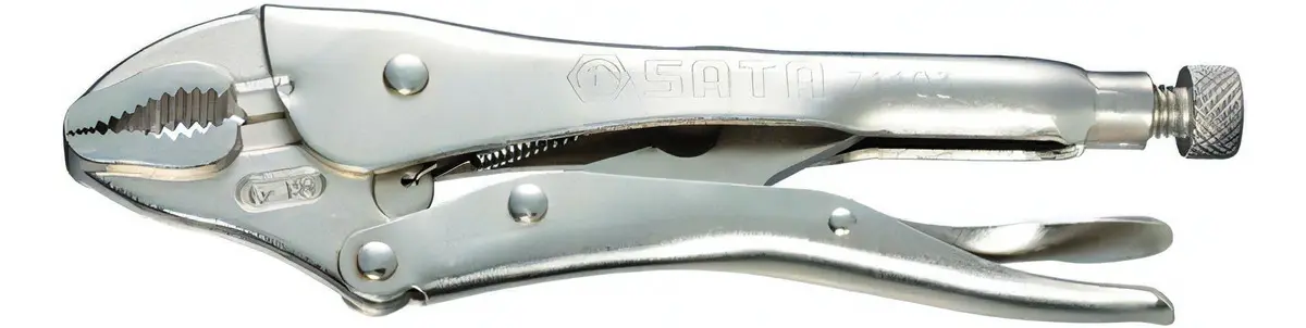 Alicate De Pressão Mordente Curvo 7 Profis. Sata St71102st