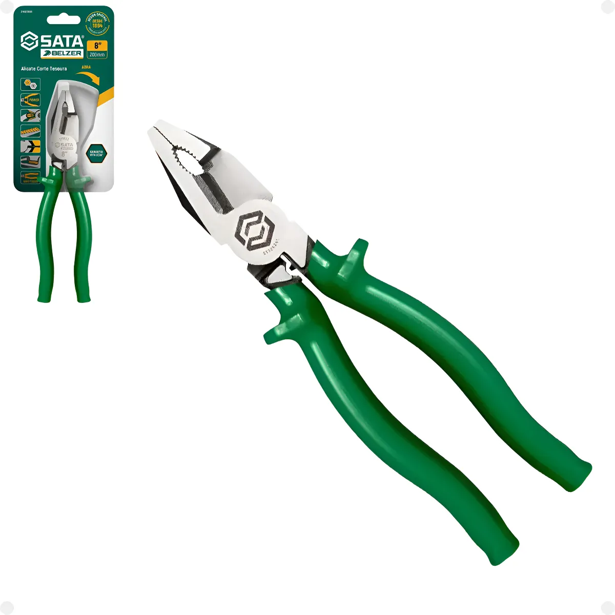 Alicate Universal Belzer Corte Tesoura 8pol Isolamento 1000v