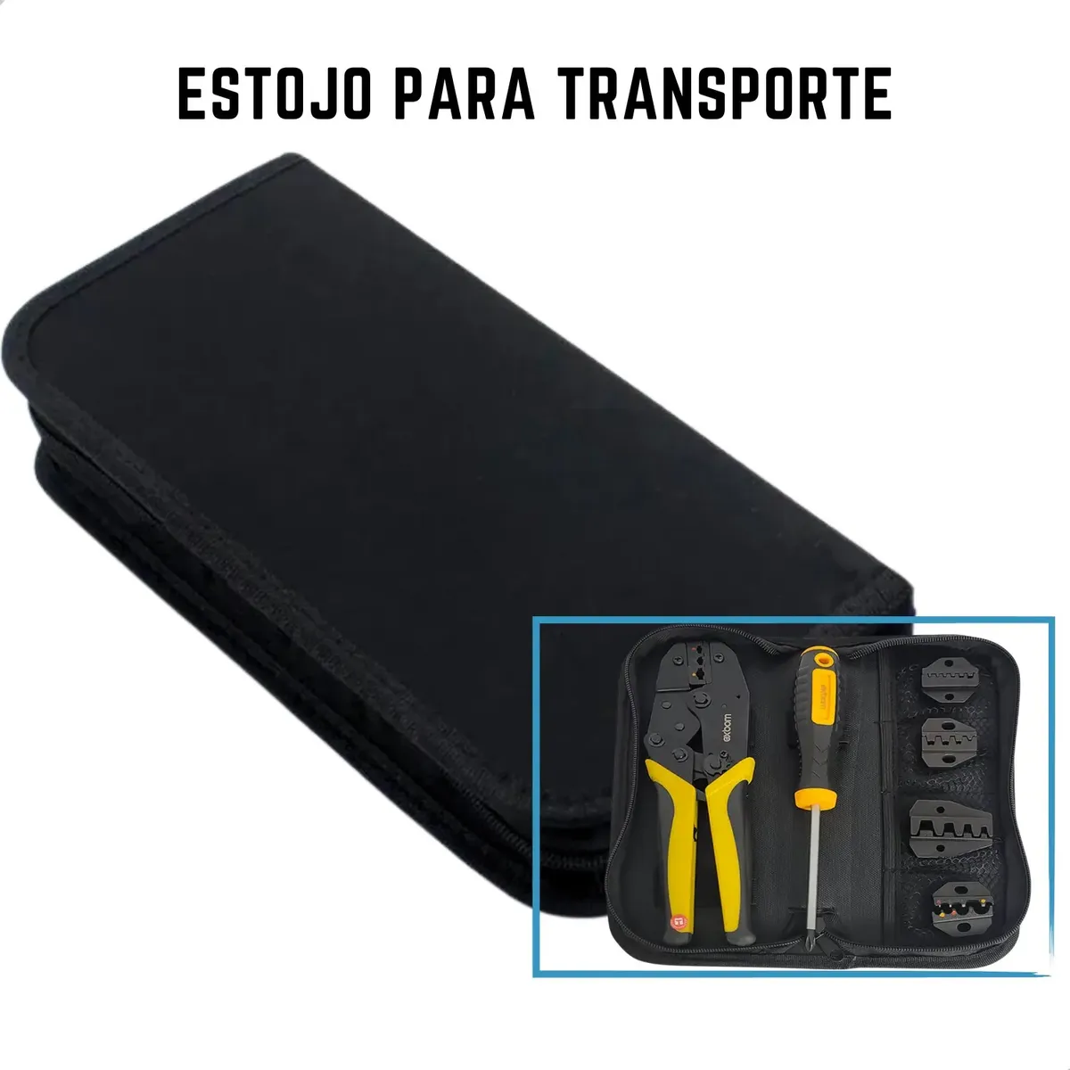 Alicate Multifuncional Para Terminal Ilhós 8 X 1 Com 5 Bicos - Imagem 5