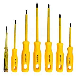 Kit 6 Chaves De Fenda, Philips + 1 Chave Teste - Vonder
