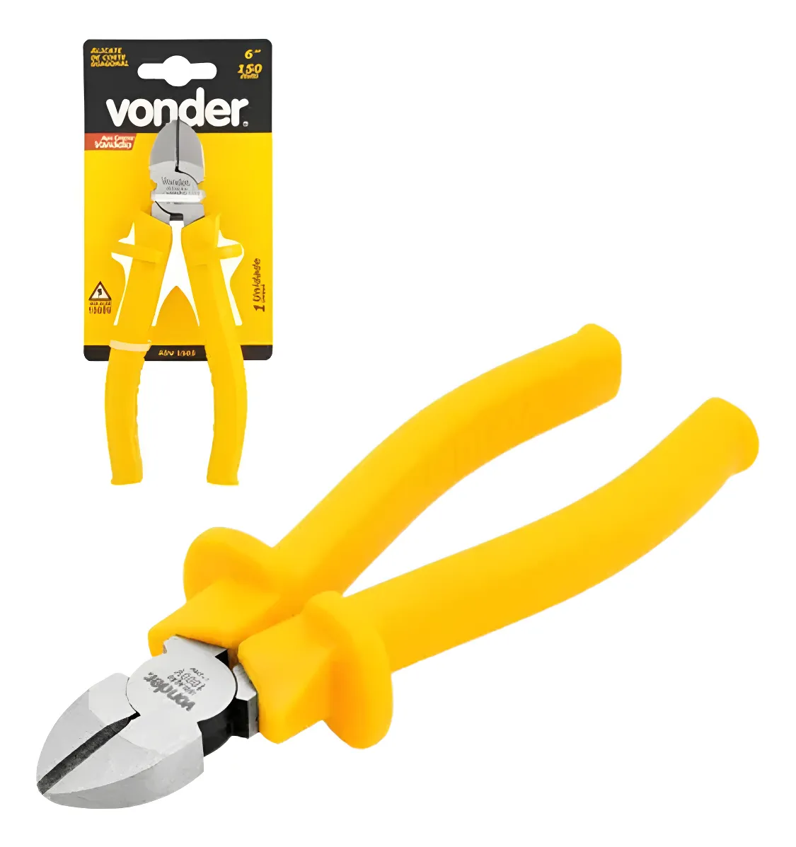 Alicate De Corte Diagonal 6'' Vonder Isolado 1000 Volts